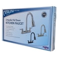 thumbnail image 4 of Phoenix Faucets PF221404 Kitchen Faucet,  Hi-Arc Spout Pull-Down 2-Handle 8" Deck Mount, Brushed Nickel, Catalina Series, 4 of 4