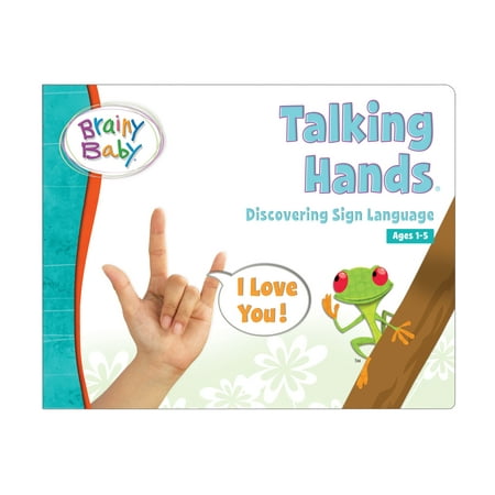 Brainy Baby Teach Your Child Sign Language Talking Hands Discovering Sign Language Deluxe Edition Board (Best Way To Teach Baby To Talk)
