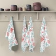 thumbnail image 4 of Kitchen Dish Towels, Beautiful Floral Pink Flamingos Kitchen Towels Set of 6 Super Soft Absorbent Dish Towels Set Microfiber Polyester Kitchen Dish Cloths Decorative Tea Towels, 28"x18", 4 of 7