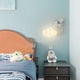 thumbnail image 4 of Lámpara de Pared para Dormitorio Infantil, Diseño de Avión de , Pantalla de Polietileno, Globo Aerostático, Estrella, Nube, Luz ., 4 of 5