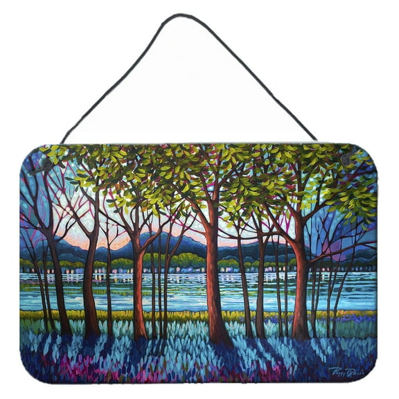 Carolines Treasures PPD3022DS812 Tanzanite River Wall or Door Hanging Prints  8x12 multicolor