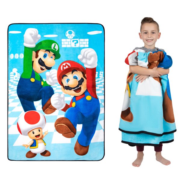 Manta Franco Super Soft de peluche Micro Raschel Mario 160 x 230 cm