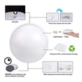 thumbnail image 3 of A1 30Cm Led Floating Pool Light Rgb Color Changing Waterproof Beach Ball For Parties Showers Decorative Light With Remote #roE60, 3 of 9