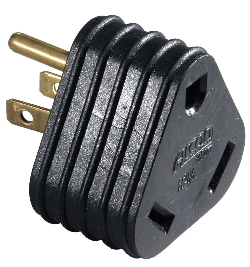 30A Female To 15A Male Adapter / RV Camper Motor Home Trailer Power