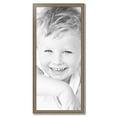 thumbnail image 2 of ArtToFrames 19" x 43" Aged White Gold Picture Frame, 19x43 inch Silver Wood Poster Frame (WOM-2036),  Pack, 2 of 7