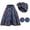 CL6, variant on 3Pcs Women African Dashiki Cotton Skirt Traditional Costume African Bohemian Head Wrap Scarf Drop Dangle Earring