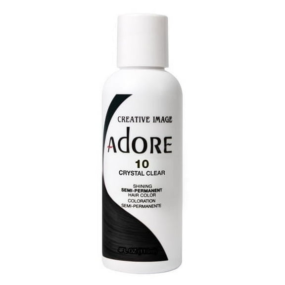 Adore Semi-Permanent Haircolor #010 Crystal Clear, 4 Oz