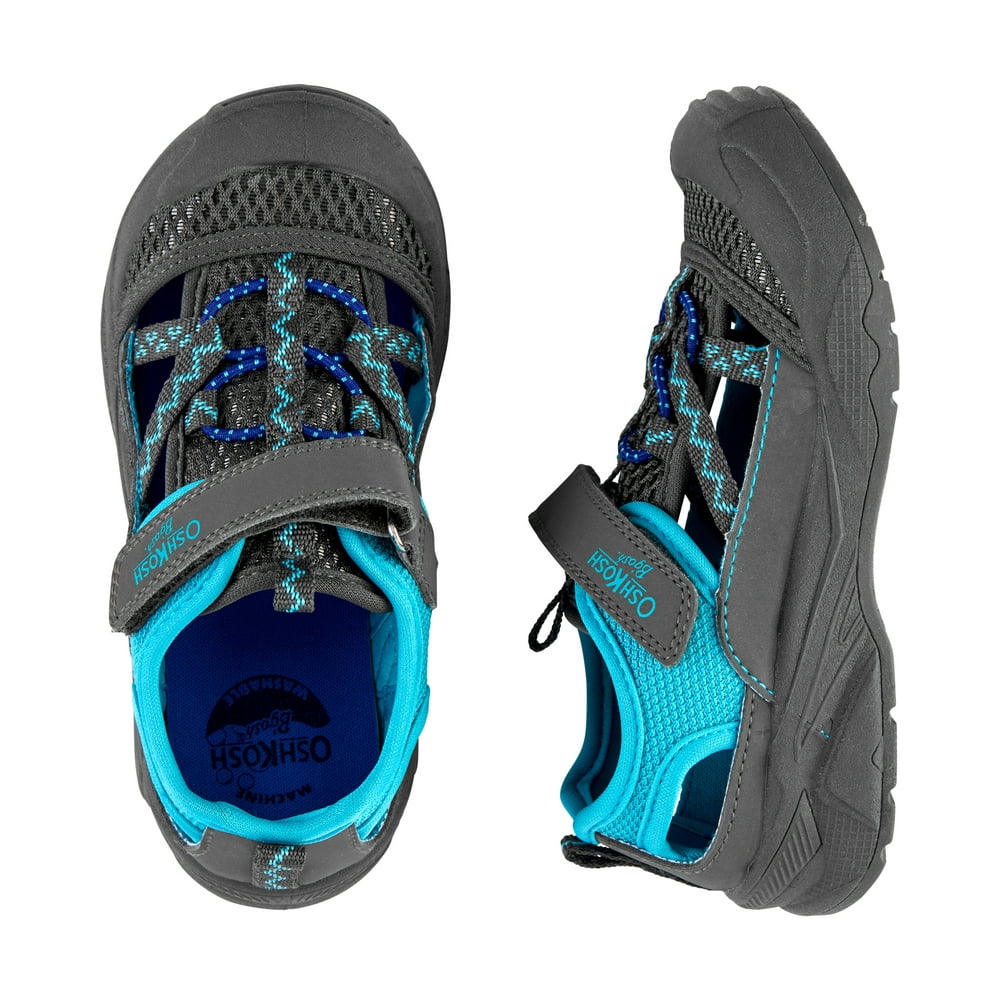 Oshkosh B'gosh OshKosh Turquoise Bump Toe Sandals with Padded Insoles