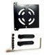 thumbnail image 4 of Asiento fijo de placa de acero duradera Tholdsy RCGOFOLLOW Negro, 4 of 6