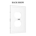 thumbnail image 2 of Disketp Fish Bone Decorative Light Switch or Outlet Wall Plate with Safety Cover-Style S, 2 of 6