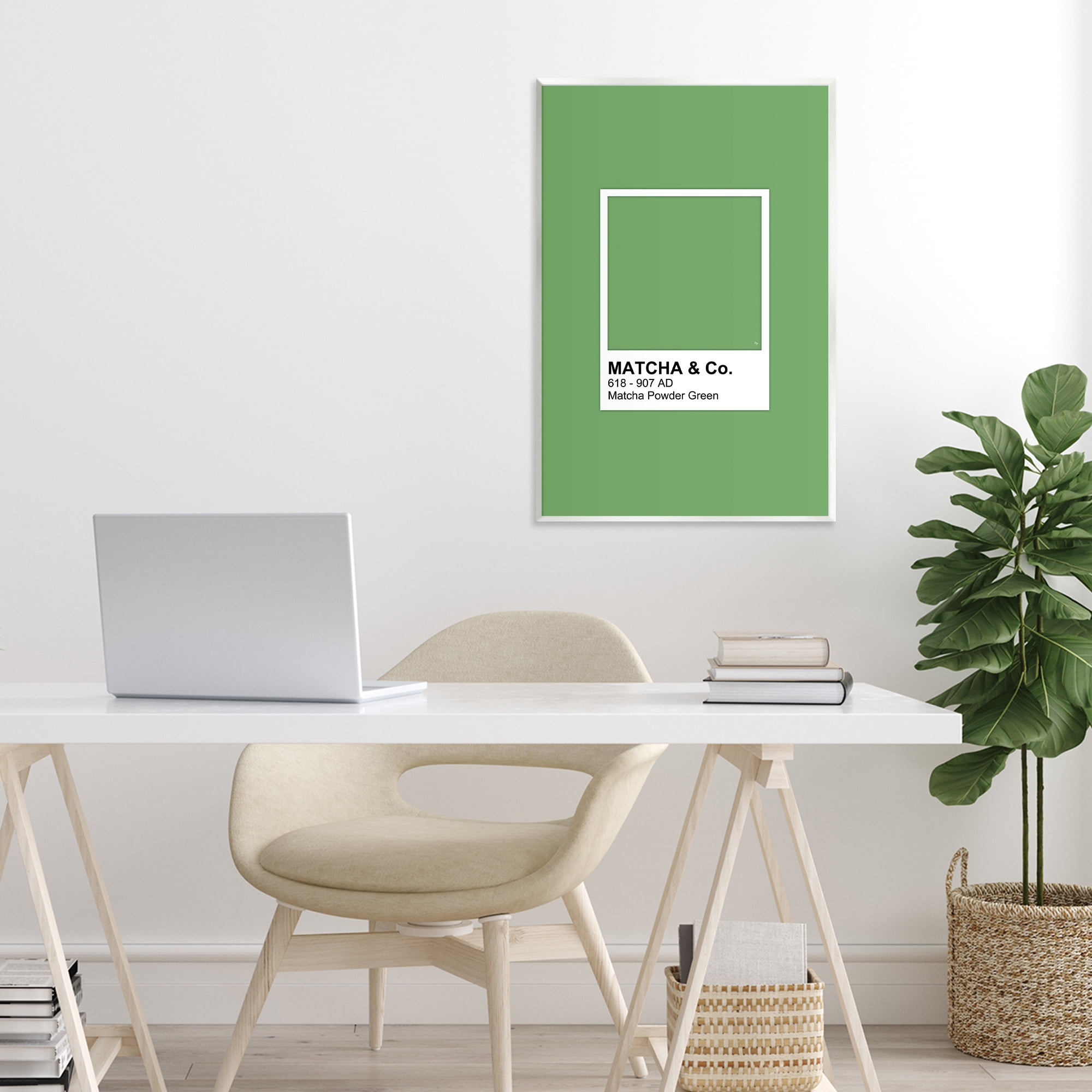 Stupell Industries Matcha Powder Green Shade Wall Plaque Art, design by Martina Pavlova