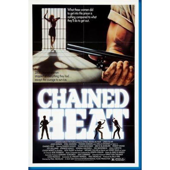 Chained Heat Movie Poster Reprint 27Inx40In for any room 27x40 Multi-Color Square Adults Best Posters