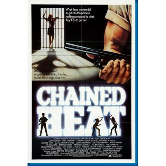 Chained Heat Movie Poster Reprint 27Inx40In for any room 27x40 Multi-Color Square Adults Best Posters