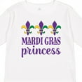 thumbnail image 4 of Inktastic Mardi Gras Princess Girls Long Sleeve Toddler T-Shirt, 4 of 5