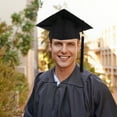 thumbnail image 4 of Gorro de graduación con borla ajustable para adultos, para hombres y mujeres, para graduados de secundaria y universitarios, 4 of 7