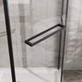 thumbnail image 4 of ResenkosNeo-Angle Frameless Shower Door 36 in.D x 36 in.W x 72 in.H Corner Shower Enclosure With Clear SGCC Tempered Glass Pivot Shower Door In Matte Black Finish, 4 of 5