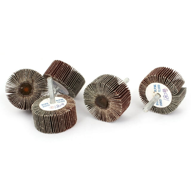 5 Piezas Ruedas de Discos de Pulido y Rectificado Cilíndrico de 180 Granos 50x25x6mm