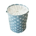 thumbnail image 2 of Cesta de ropa sucia plegable, resistente al agua, caja de ropa sucia redonda para el hogar, organizador de juguetes para niños, bolsa de almacenamiento con asa Xemadio 2035344-3, 2 of 8