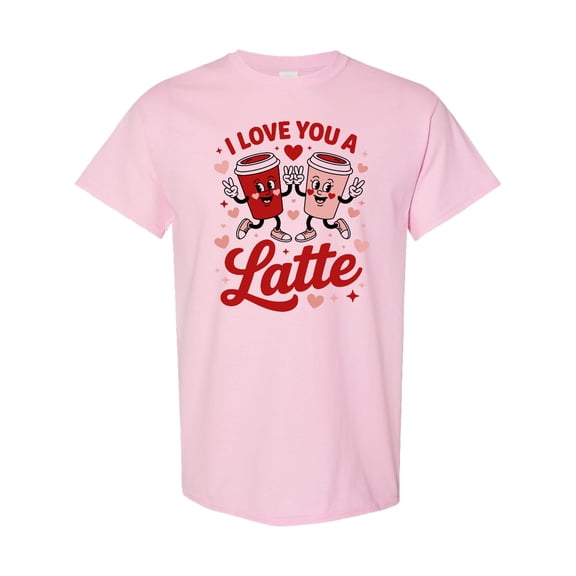 Inktastic I Love You a Latte Valentines Coffee Love T-Shirt
