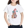 thumbnail image 2 of EnJoCho Kids Evening Tops Toddler Boys Girls Cute Rabbit Tee Tops Kids Cartoon Bunny Print Short Sleeve Crewneck Easter Clothes Princess Shirt Top Outfits, 2 of 6
