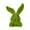 Green, variant on Festives Faux Moss Flocking Rabbits Head Statue With Easters Theme Resin Figurine For Spring Celebrations And Home Decors