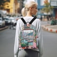 thumbnail image 7 of FORMRS Mini Backpack Purse for Women Travel Daypack Casual Shoulder Bag, Pink Door, 7 of 7