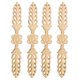 thumbnail image 1 of 4 piezas de calcomanías talladas en madera con diseño de flores de rayas huecas de 24,5 x 3,5 cm para esquinas, apliques para marcos de puertas, muebles, figuras talladas en madera, 1 of 8