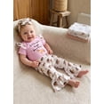 thumbnail image 6 of BemeyourBBs Western Baby Girls Spring Summer Fall Clothes Newborn Baby Girl Cowgirl Going Home Outfit New Cowgirl In Town Letter Boot Print Short Sleeve Romper and Flared Pants Headband Set, 6 of 9