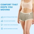 thumbnail image 4 of CARER Waterproof Adult Diaper Cover Reusable Leakproof Incontinence Underwear for Men & Women, 4 of 7