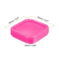 thumbnail image 2 of Caja de almacenamiento para alfileres cuadrada Uxcell, herramienta de almohadilla magnética, rosa, 2 of 4