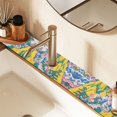 thumbnail image 2 of Yayeee Faucet Mat for Kitchen Sink 14.7" Diatomite Long Splash Guard Pad, Green Mountains, 2 of 7