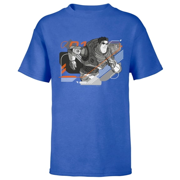 Disney and Pixar’s Lightyear Space Ranger Charge - Short Sleeve T-Shirt for Kids - Customized-Royal