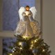 thumbnail image 2 of Árbol de Navidad ángel 2d, Árbol de Navidad ángel luminoso, Árbol de ángel luminoso, Área de estrella ángel con luces LED para la decoración estacional del árbol de Navidad e, 2 of 5