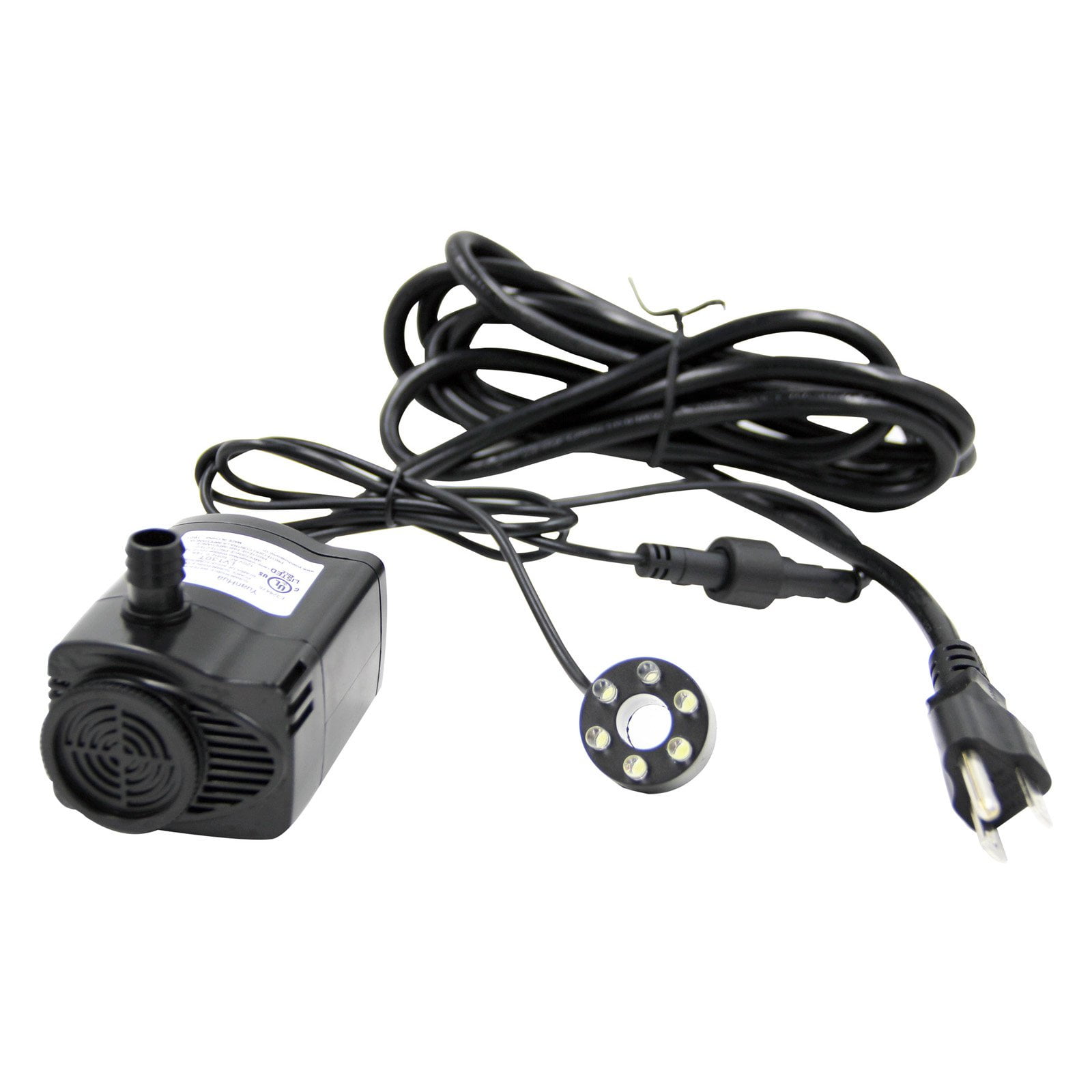 Peaktop Pt-505MIX 265 GPH/Lift Submersible Pump with 6 Cord for Fountain Aquarium