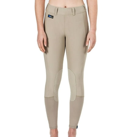 - SMALL IRIDEON CADENCE STRETCH KNEE PATCH HORSE RIDING REGULAR BREECH CLASSIC TAN