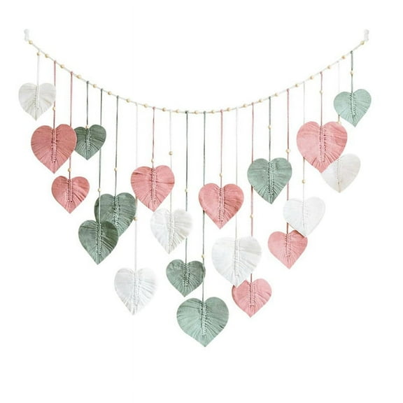 Large Macrame Wall Hanging-Chic Decor Macrame Leaves Tapestry-for Bedroom,Living Room,35.5x55.1Inch