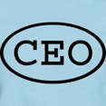 thumbnail image 3 of CafePress - CEO Oval Women's Light T Shirt - Women's Classic T-Shirt, 3 of 4