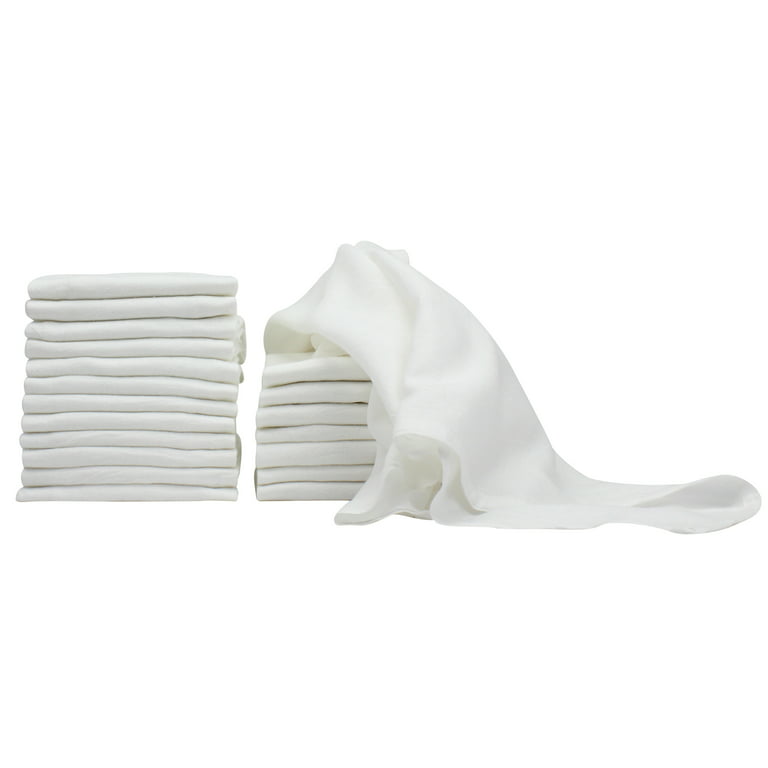 Mainstays 20 Pack, Flour Sack Kitchen Towel Set, White - Walmart