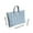 🔥 Sky Blue_Hot#13413, variant on Tablet Sleeve Organizer Case | Multi-Layer Electronics Pouch | Water-Resistant Nylon | Protective Compact Bag for Business Travel | Fits 11-14 inch Tablets | Black/Sky Blue/Beige | 1 Piece