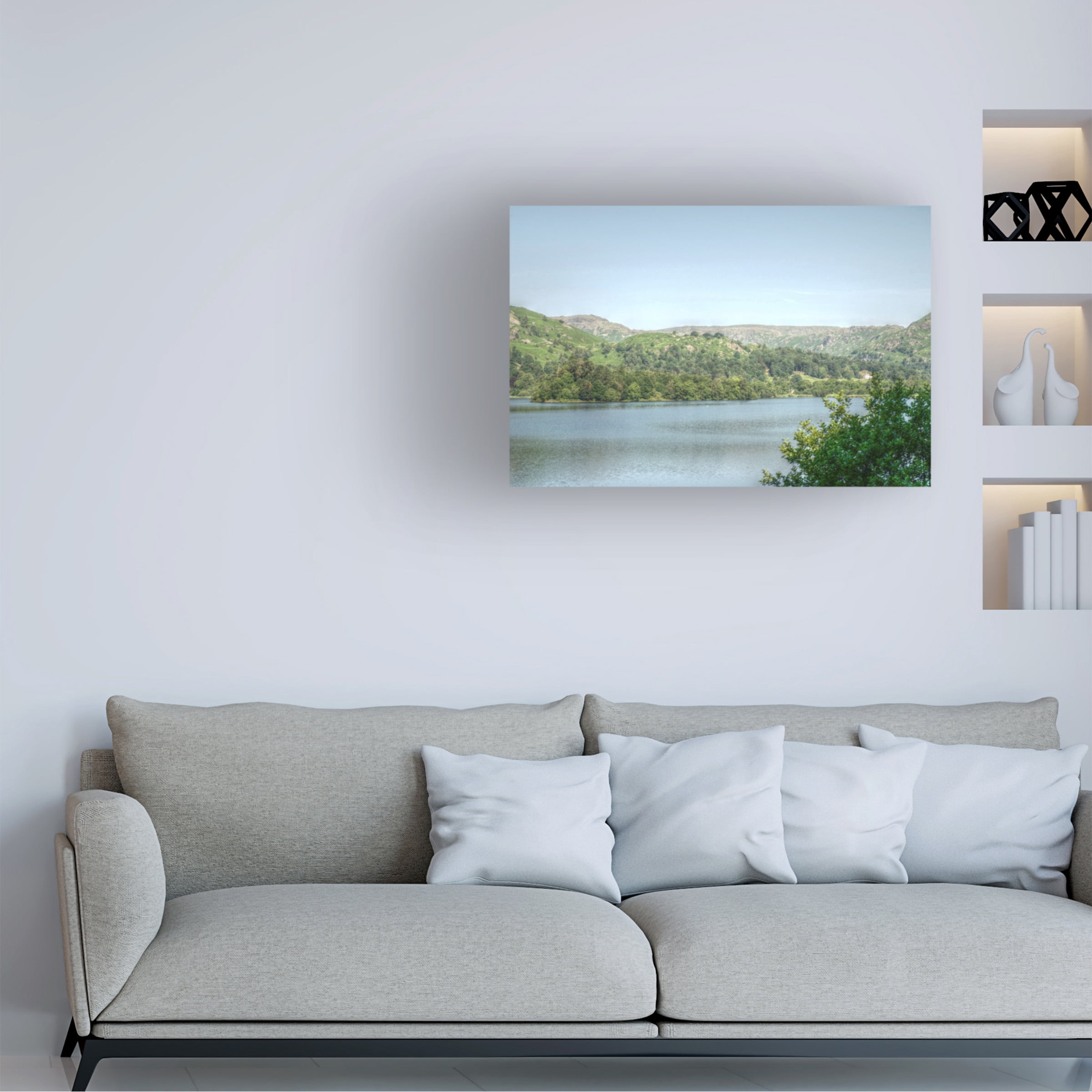 Stephen Walton 'Landscape 12' Canvas Art