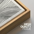 thumbnail image 4 of PixonSign Framed Wall Art Set Black & White Pastel Geometric Wheat Landscape Artwork Personalized Nature Modern Prints Colorful Nordic Calm/Zen for Home Decor - 24"x36"x3 Panels Natural, 4 of 5
