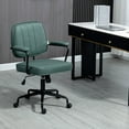 thumbnail image 2 of Vinsetto Home Office Chair with Adjustable Height and Tilt, Green, 2 of 8
