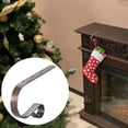 thumbnail image 2 of LACKUST Christmas Ornament Hooks Clearance,Metal Christmas Stocking Hooks Fireplace Hanger with Non-Skid Design,Bronze, 2 of 4