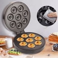 thumbnail image 1 of Doughnut Maker Machine, Non-stick Doughnut Snack Maker Machine,Makes 8 Mini Donuts,Easy Clean Non-stick Plates,Create Vegan, 1 of 5