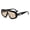 Black Frame Champagne Piece, variant on New model of one-piece large-frame sunglasses, high-end fashion show sunglasses, European and American style sunglasses, fashionable for parties and versatile
