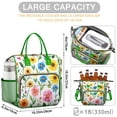 thumbnail image 5 of Pioneer Flower Floral Print Pattern Womens Lunch Box for Work,Insulated Large Lunch Bag for Tween and Teen,Loncheras Para Mujer,Leakproof Adult Lunch Bag for Work,Beach,Travel,Picnic,Camping, 5 of 7