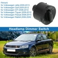 thumbnail image 3 of No. 1K0941431AS/5ND941 Interruptor de faros para Volkswagen Jetta Golf Interruptor de atenuador de faros Negro, 3 of 7