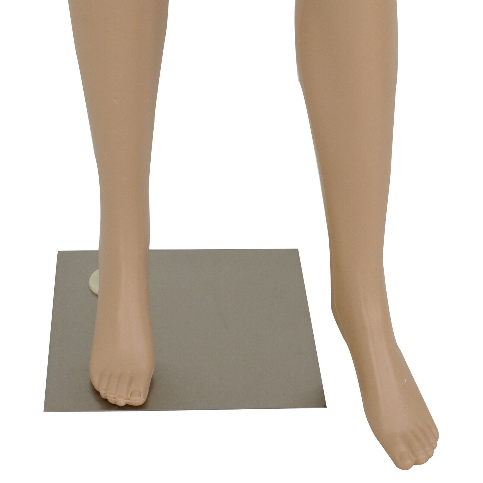 ZenStyle Female Adjustable Realistic Mannequin with Durable Base, 68.9", Cream