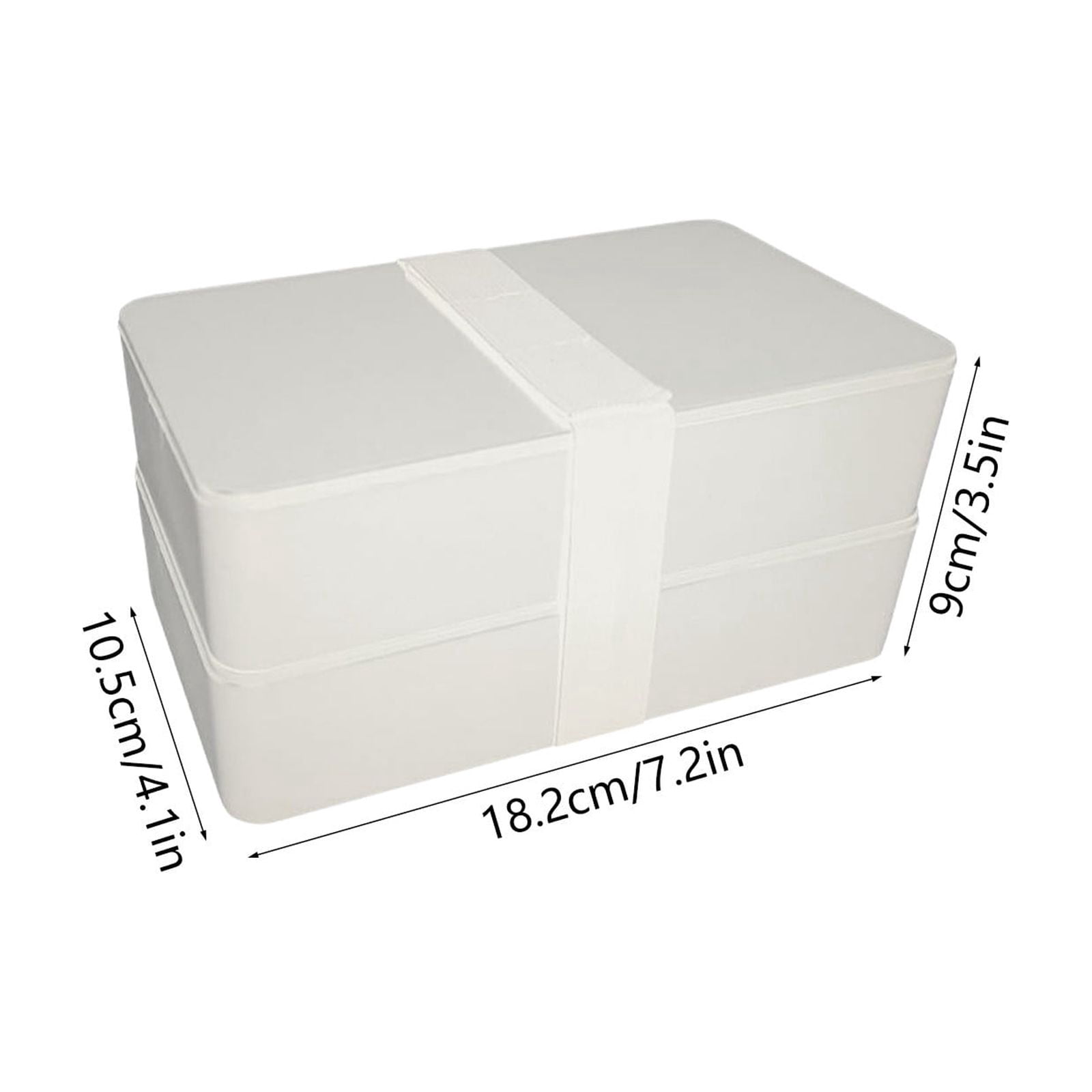 Werulen Square Insulated Bento Box Leakproof Secure Sealed,Home Office Picnic Meal Food Storage,Lunch Box Container,Insulated Food Case,Meal Storage Accessory