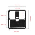 thumbnail image 1 of Lectura Cubierta del panel de luz de lectura de fibra de carbono de 3 piezas Ajuste modificado para techo duro 350Z 2006-2009 ANGGREK Otros, 1 of 8